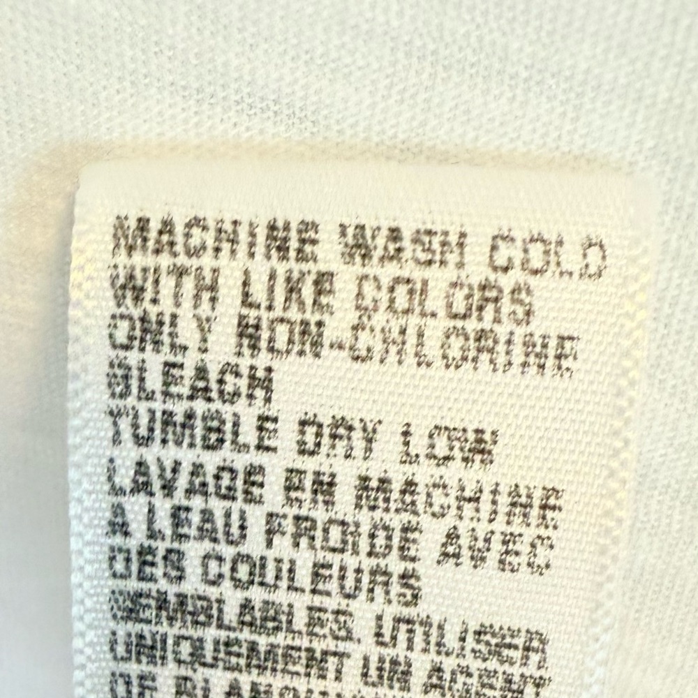 James Perse Classic White Cotton Blend Slub Tee T-Shirt NWT - Picture 9 of 10